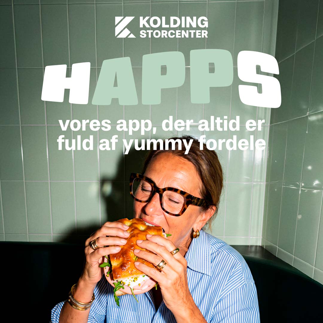 Nu får medlemmer af Kolding Storcenters app adgang til HAPPS. En ny del af fordelsklubben nu med eksklusive tilbud og rabatter på mad og drikke.